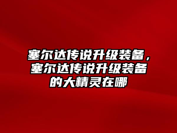 塞爾達(dá)傳說升級裝備，塞爾達(dá)傳說升級裝備的大精靈在哪